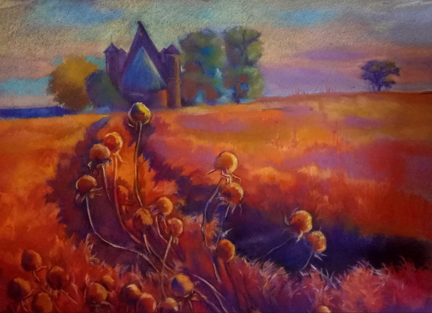 Coucher de soleil de cet été